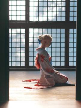 《Fate stay night》saber 和服晴着Ver C O S P L A Y_Saber 晴着和服 (14)