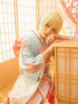 《Fate stay night》saber 和服晴着Ver C O S P L A Y_晴着和服saber (3)