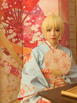 《Fate stay night》saber 和服晴着Ver C O S P L A Y_晴着和服saber (12)