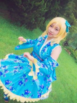 绚濑绘里夏日祭C O S P L A Y_一緒に花火大会に行きませんか？❤ (2)
