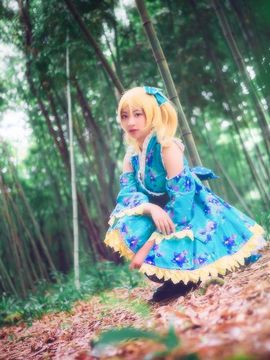绚濑绘里夏日祭C O S P L A Y_一緒に花火大会に行きませんか？❤ (5)
