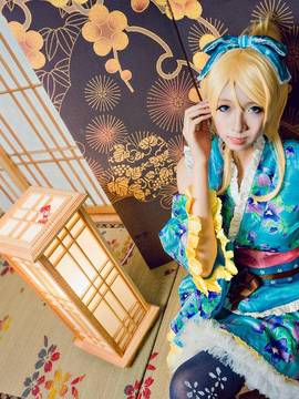 绚濑绘里夏日祭C O S P L A Y_LoveLive！绚濑绘里浴衣觉醒ver. (2)