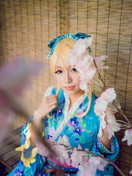 绚濑绘里夏日祭C O S P L A Y_LoveLive！绚濑绘里浴衣觉醒ver. (5)
