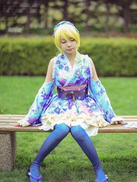 绚濑绘里夏日祭C O S P L A Y_花束を君に贈ろう (6)