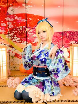 绚濑绘里夏日祭C O S P L A Y_绘希浴衣觉醒 (12)