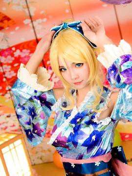绚濑绘里夏日祭C O S P L A Y_绘希浴衣觉醒 (13)