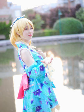 绚濑绘里夏日祭C O S P L A Y_绚濑绘里 浴衣觉醒 (2)