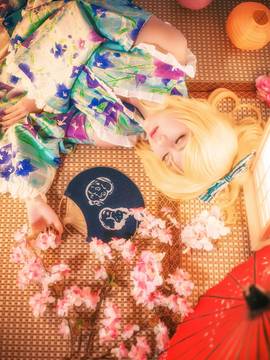绚濑绘里夏日祭C O S P L A Y_绘里浴衣觉醒 (10)