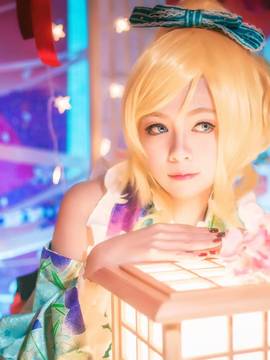 绚濑绘里夏日祭C O S P L A Y_绘里浴衣觉醒 (3)
