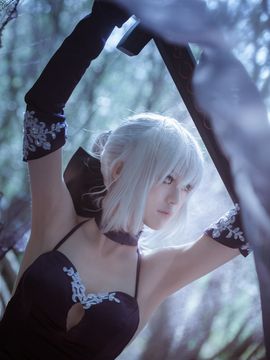 Saber黑王二设C O S P L A Y_--[Saber Alter]--寒い夏 (4)
