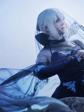 Saber黑王二设C O S P L A Y_--[Saber Alter]--寒い夏 (11)