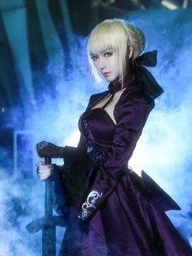 Saber黑王二设C O S P L A Y_saber alter!! (3)
