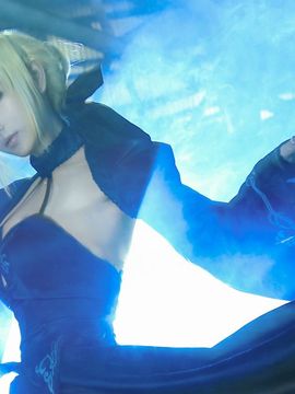 Saber黑王二设C O S P L A Y_saber alter!! (4)