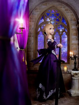 Saber黑王二设C O S P L A Y_fate-黑化saber-3破 (1)