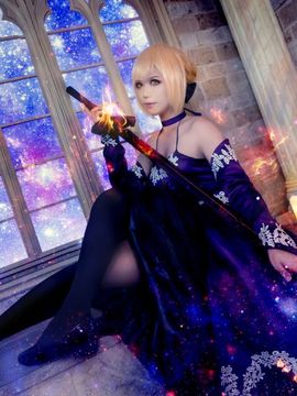 Saber黑王二设C O S P L A Y_fate-黑化saber-3破 (5)