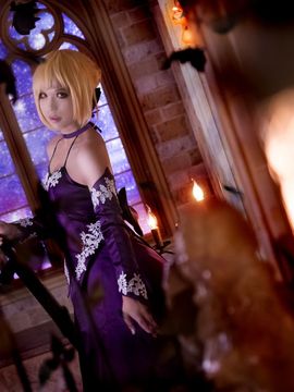 Saber黑王二设C O S P L A Y_fate-黑化saber-3破 (8)