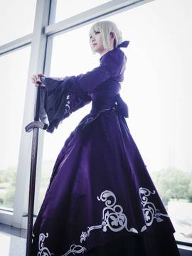 Saber黑王二设C O S P L A Y_alter fate Saber (6)