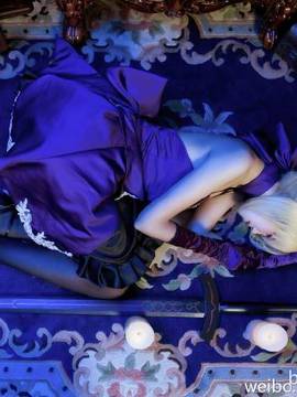 Saber黑王二设C O S P L A Y_fate grand order (4)