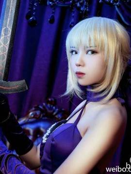 Saber黑王二设C O S P L A Y_fate grand order (6)