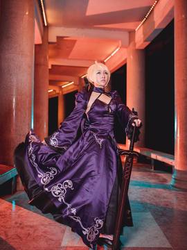 Saber黑王二设C O S P L A Y_Fate Grand Order Saber (1)