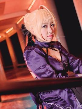 Saber黑王二设C O S P L A Y_Fate Grand Order Saber (4)