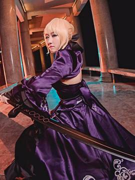 Saber黑王二设C O S P L A Y_Fate Grand Order Saber (7)