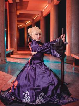 Saber黑王二设C O S P L A Y_Fate Grand Order Saber (8)