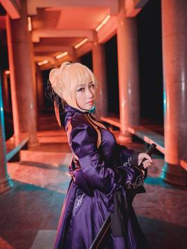 Saber黑王二设C O S P L A Y_Fate Grand Order Saber (6)