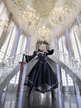 Saber黑王二设C O S P L A Y_黑saber (14)