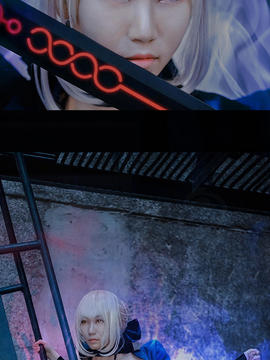 Saber黑王二设C O S P L A Y_吾王saber (10)
