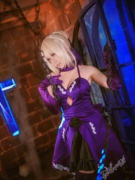 Saber黑王二设C O S P L A Y_吾王saber (13)