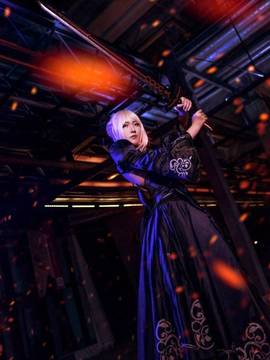 Saber黑王二设C O S P L A Y_【cos正片】Saber Alter (5)