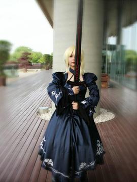 Saber黑王二设C O S P L A Y_【cos正片】Saber Alter (13)