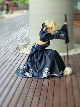 Saber黑王二设C O S P L A Y_【cos正片】Saber Alter (18)