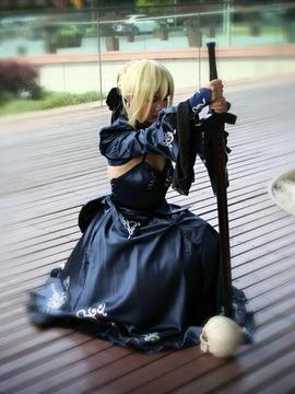Saber黑王二设C O S P L A Y_【cos正片】Saber Alter (19)