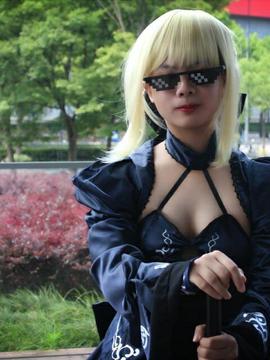 Saber黑王二设C O S P L A Y_【cos正片】Saber Alter (20)