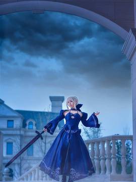 Saber黑王二设C O S P L A Y_【cos正片】Saber Alter (24)