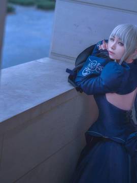 Saber黑王二设C O S P L A Y_【cos正片】Saber Alter (25)