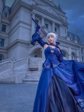 Saber黑王二设C O S P L A Y_【cos正片】Saber Alter (26)