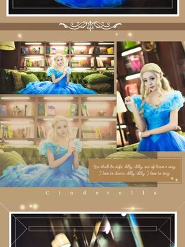 《灰姑娘仙蒂瑞拉》2015迪斯尼斯嘉丽版C O S P L A Y_图片 18