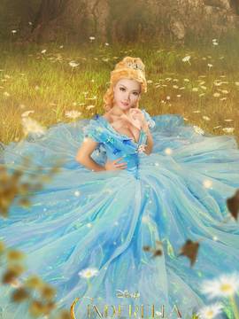 《灰姑娘仙蒂瑞拉》2015迪斯尼斯嘉丽版C O S P L A Y_Cinderella (6)