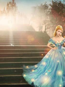 《灰姑娘仙蒂瑞拉》2015迪斯尼斯嘉丽版C O S P L A Y_Cinderella (10)