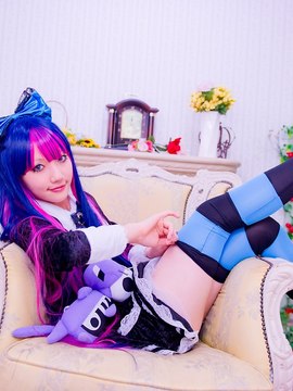 Stocking (Panty & Stocking) cosplay by Kuuya!_044