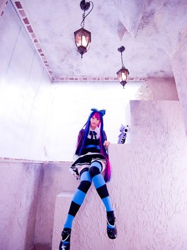 Stocking (Panty & Stocking) cosplay by Kuuya!_104