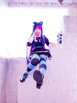 Stocking (Panty & Stocking) cosplay by Kuuya!_113
