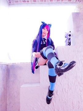 Stocking (Panty & Stocking) cosplay by Kuuya!_114