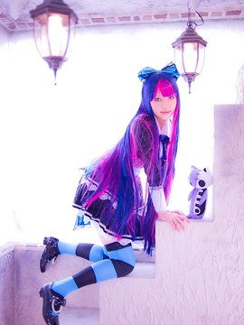 Stocking (Panty & Stocking) cosplay by Kuuya!_122