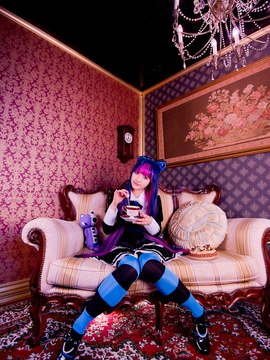 Stocking (Panty & Stocking) cosplay by Kuuya!_243