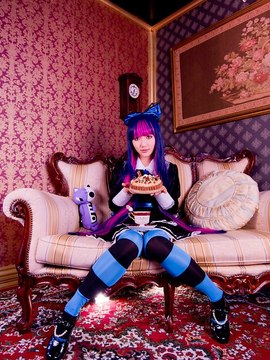 Stocking (Panty & Stocking) cosplay by Kuuya!_244