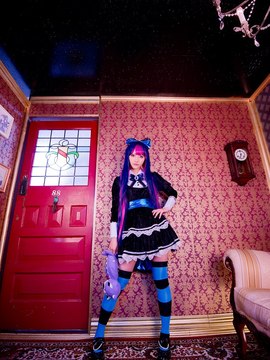 Stocking (Panty & Stocking) cosplay by Kuuya!_289